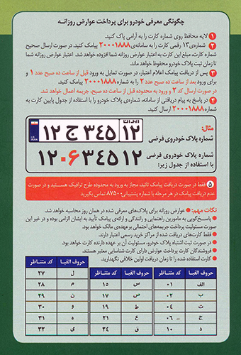 راهنمای استفاده از مجوز عبور از طرح ترافیک